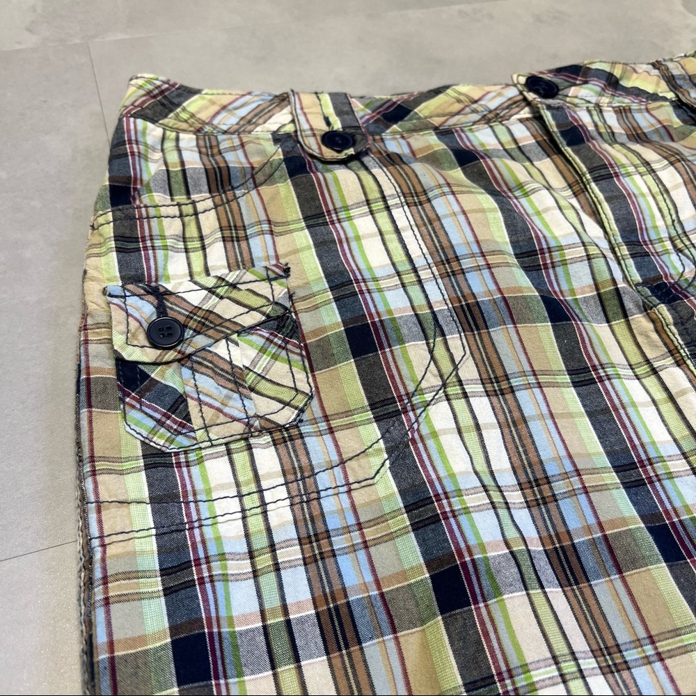 Multicolored plaid skort - Picture 6 of 6